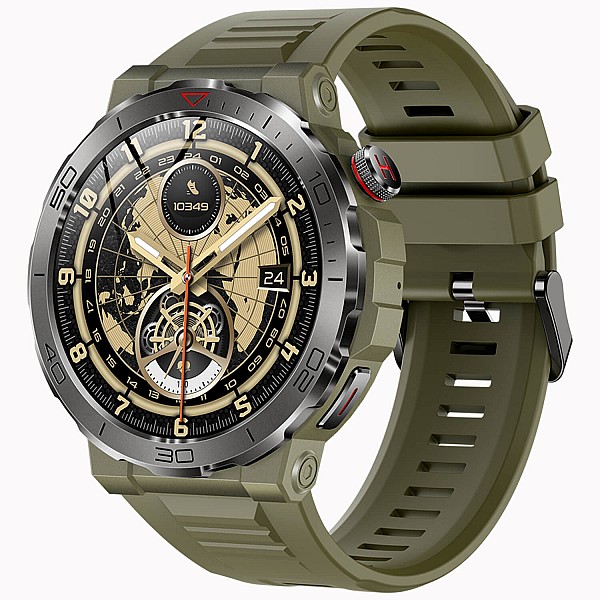 Smartwatch Microwear MK68 - Army Green Silicone